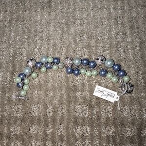 Park Lane Blue and Green Beaded Bracelet